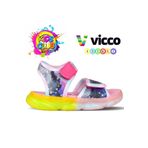 Kids Club Shoes Vicco Nia Ortopedik Işıklı Çocuk Sandalet SİYAH
