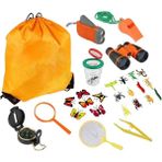 Kids Explorer Kit Pusula Kids Binoculars Macera Kiti Kamp Hediyeleri Için