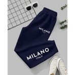 Kids Face Özel Tasarım Milano Italy Baskılı Ter Tumayan Yazlık Kız Çocuk Jogger Eşofman Altı - 5 Yaş - Lacivert