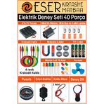 Kids Like Eser elektrik deney seti, fen bilgisi deney seti, basit elektrik devresi, okul deney seti, seri paralel devre seti, pilli deney seti, dc motor deney seti, 2