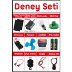 Kids Like Okul Deney Seti - Güneş Paneli, Duy, Anahtar, Pil, Motor, Krokodil Full Set