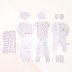 Kids Little Store 10 Lu %100 Organik Pamuk Yenidoğan Hastane Çıkışı - Ekru - 0 - 3 Ay