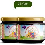 Kids Macun, Çocuklara Özel Glikozsuz Bal Pekmez Polen Ve Arı Sütü Kakaolu 2 Li Set 2x350 Gr