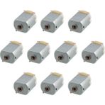 Kids Maker 10 Adet 3V Eğitici Deney Motoru - Dc Motor - Mini Motor - Gri