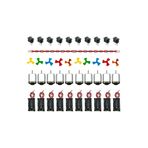 Kids Maker 10 adet Motor Deney Seti - Pil Kutusu - Motor - Pervane - Kablo - Devre Anahtarı