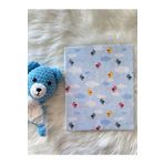 Kids PAZEN ÇOK AMAÇLI TEK KAT BEBEK BATTANİYESİ KUŞ DETAYLI MAVİ RENK 80X90