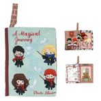 Kids Preferred Harry Potter Bebek Fotoğraf Hafıza Albümü Kırışık Yumuşak Duyusal Kitap, Bebekler için Yumuşak Kumaşlı 3 adet 4"x6" Fotoğraf Tutar, 15,25x22 cm