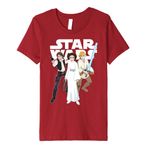 Kids Star Wars Galaxy Of Adventures Han Leia Luke T-Shirt G1P