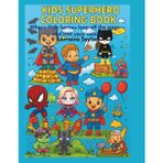 KIDS SUPERHERO COLORING BOOK: Where little heroes leap off the page—and into your colors!