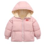 kids4ever Bebek, erkek ve kız çocukları için kışlık manto, küçük çocuk, fermuarlı, kapüşonlu ceket, rüzgar geçirmez, sıcak polar üst giyim, kar kıyafeti, iki cepli, 12 ay – 5 yaş, Pembe., 18-24 Ay