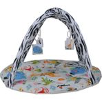 Kidsnino Deluxe Oyun ve Aktivite Halısı Safari - 85 x 85 x 60 cm - Yeşil
