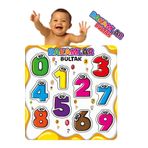 kidssan games Eğitici Bul-Tak Puzzle Çocuk Bebek Zeka Geliştirici Oyuncak Rakamlar