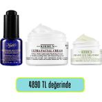 Kiehl's Avokado Göz Kremi, Ultra Nemlendirici Ve Midnight Recovery Concentrate Cilt Bakımı Seti