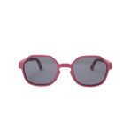 Kietla Eyzz Çocuk Güneş Gözlüğü, Raspberry/Bordo, TPEE Çerçeve, 4-7 Yaş, Altıgen, Gri Lens, Polarize UV400