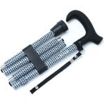 Kifidis GB845 Kifidis Desenli Katlanır Baston - Beyaz