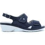 Kifidis Moni 205 Ac-Kifidis Kadın Anatomik Deri Sandalet 36-41 - Lacivert