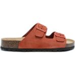 Kifidis Softstep K14943 Kifidis Soft Step Kadın Çift Bantlı Mantar Terlik 36-41 - Açık Kahverengi
