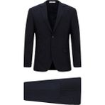 Kiğılı 4 Drop Relaxed Fit Rahat Kesim Mono Yaka Takım Elbise - Koyu Lacivert - 8 Drop (Uzun-Dar Kalıp) - 66