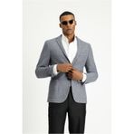 Kiğılı 4 Drop Relaxed Fit Rahat Kesim Yünlü Çizgili Spor Örme Ceket