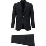 Kiğılı 7 Drop Slim Fit Dar Kesim Yünlü Kareli Takım Elbise - Marengo - 52 - Relax Fit