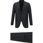 Kiğılı 7 Drop Slim Fit Dar Kesim Yünlü Kareli Takım Elbise - Orta Antrasit - 54 - Regular Fit