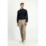 Kiğılı 7 Drop Super Slim Fit Eksra Dar Kesim Likralı Çizgili Klasik Kumaş Pantolon