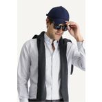 Kiğılı Uzun Kol Slim Fit Dar Kesim Non Iron Çizgili Pamuklu Gömlek