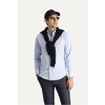 Kiğılı Uzun Kol Slim Fit Dar Kesim Non Iron Oxford Pamuklu Gömlek