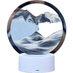 Kigiwaa Masa Lambası LED Lamba Renkli 3 Rgb Işıklar Ev Ofis Masa Lambası Dekor Siyah (Yurt Dışından)