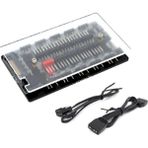 Kigiwaa Rgb Fan Hub 10 Bağlantı Noktalı Pwm Adreslenebilir Rgb Fan Bölücü 5V/3PIN Güç Kaynağı + Anakart Kontrolü Için (Yurt Dışından)