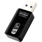 Kigiwaa USB Wifi Adaptörü 5ghz Wifi USB Adaptörü AC1300MBPS Wifi Adaptörü Çift Bant USB 3.0 Ethernet 2.4g 5g Wifi Anteni (Yurt Dışından)