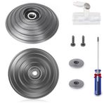 KiimSin V-Ball tekerlek yedek parçası, Dyson V15 SV14 SV15 SV16 için, doğrudan tahrikli 100 W temizleme kafaları için aksesuar, 2 bilyalı tekerlek+2 vida + 2 sabitleme + tornavida
