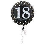 Kikajoy 18 Yaş Temalı Siyah Folyo Balon
