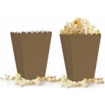 Kikajoy 8 Adet Düz Altın Popcorn Kutusu