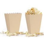 Kikajoy 8 Adet Düz Krem Popcorn Kutusu