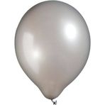 Kikajoy Baskısız Gümüş 100 Adet Metalik Balon
