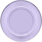 Kikajoy Makaron Karton Tabak Lila 23 cm 8'li