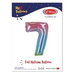 Kikajoy Rakam Folyo Balon 40 Rainbow -7-
