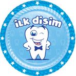 Kikajoy Roll-Up İlk Dişim Erkek Karton Tabak