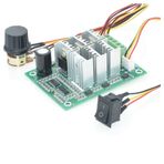 KIKAPA DC 5-36V Motor Hız Kontrolü PWM Motor Hız Anahtarı 15A Akım Voltaj Regülatörü Sürücü Modülü