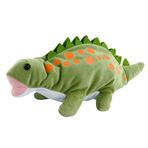 KIKAPA Erkek Çocuk Kalem Kutusu, Yumuşak 3D Peluş Kalem Kutusu Okul Malzemeleri Kırtasiye Çantası Düzenleyici Kalemlik, Yeşil Dinozor, yeşil