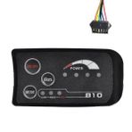 KIKAPA SM 6PIN S810 E-Bike LED Ekran Ölçer 36V IP65 UART Protokolü Elektrikli Bisiklet Elektrikli Bisiklet Metre Değiştirme Aksesuarları