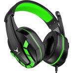 Kikc PS4, Xbox One, PS5, PC, Cep Telefonu ve Dizüstü Bilgisayar için Mikrofonlu Oyun Kulaklığı, Çocuk için Yumuşak Kulaklıklı Oyun Kulaklığı