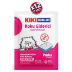 KIKI Excellent Kedi Koku Giderici Pudra Kokulu 25 gr. 12 Adet KC206M12