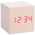 Kikkerland clap-On Light Wood alarm saati