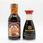 Kıkkoman Soya Sosu 150 ml +Kıkkoman Ballı Teriyaki Sos 250 ml - 350 gr