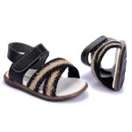 Kiko 2150-54 Siyah Renk Kız Çocuk Sandalet Terlik