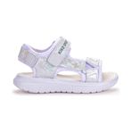 Kiko Kids 333 Hologram Cırtlı Kız Çocuk Sandalet Ayakkabı Beyaz