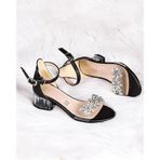 Kiko Kids 790 Platin Simli Taşlı Kız Çocuk Sandalet