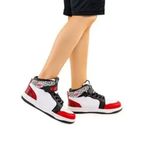 Kiko Kids Alpa Kırmızı Beyaz Erkek Çocuk Spor Ayakkabı